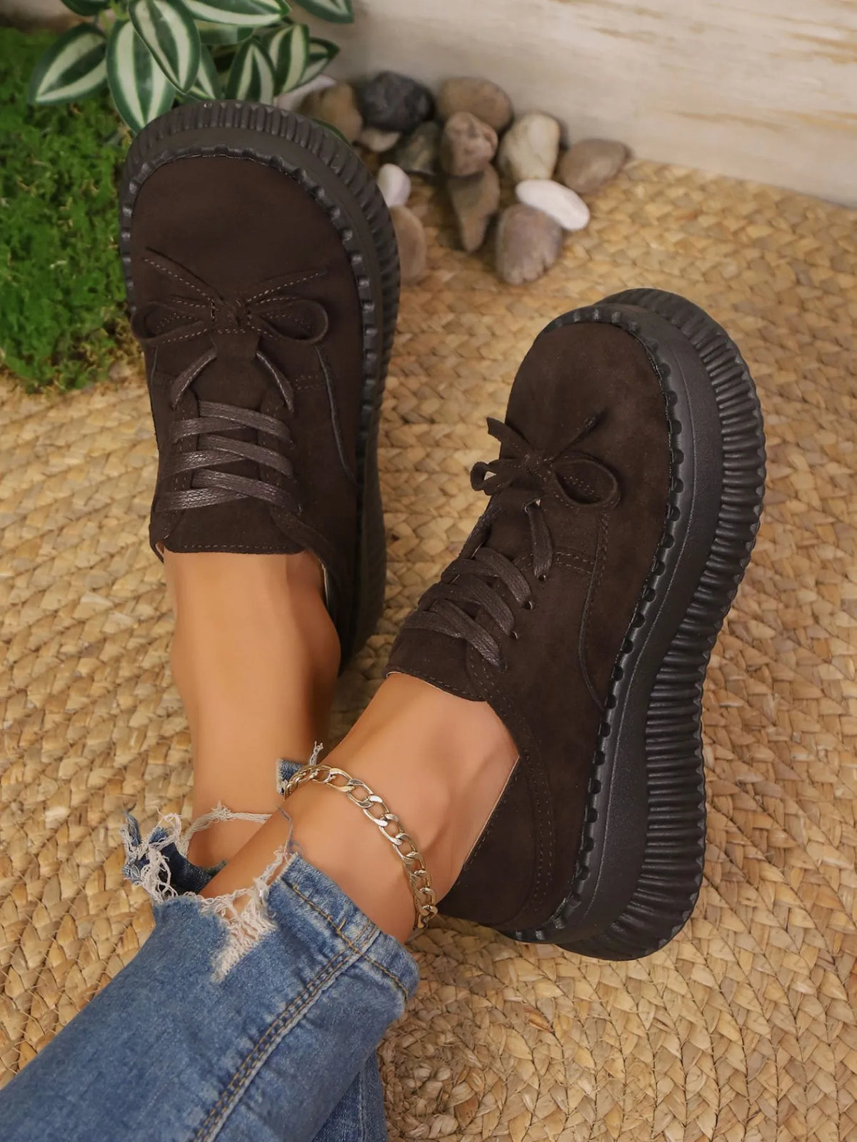 LaceUp Platform Loafers