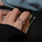 925 Sterling Silver Zircon Heart Ring