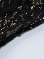 Lace Spaghetti Strap Mini Dress