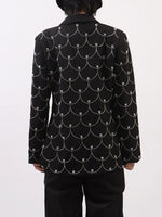 Pearl Detail Long Sleeve Blazer