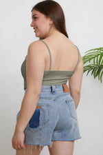 Basic Bae Full Size Round Neck Slim Cami Plus Size