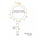 18K Gold-Plated Pearl Necklace