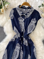 Button Front Wide Leg Jumpsuit