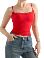 Lace Trim Cami Top