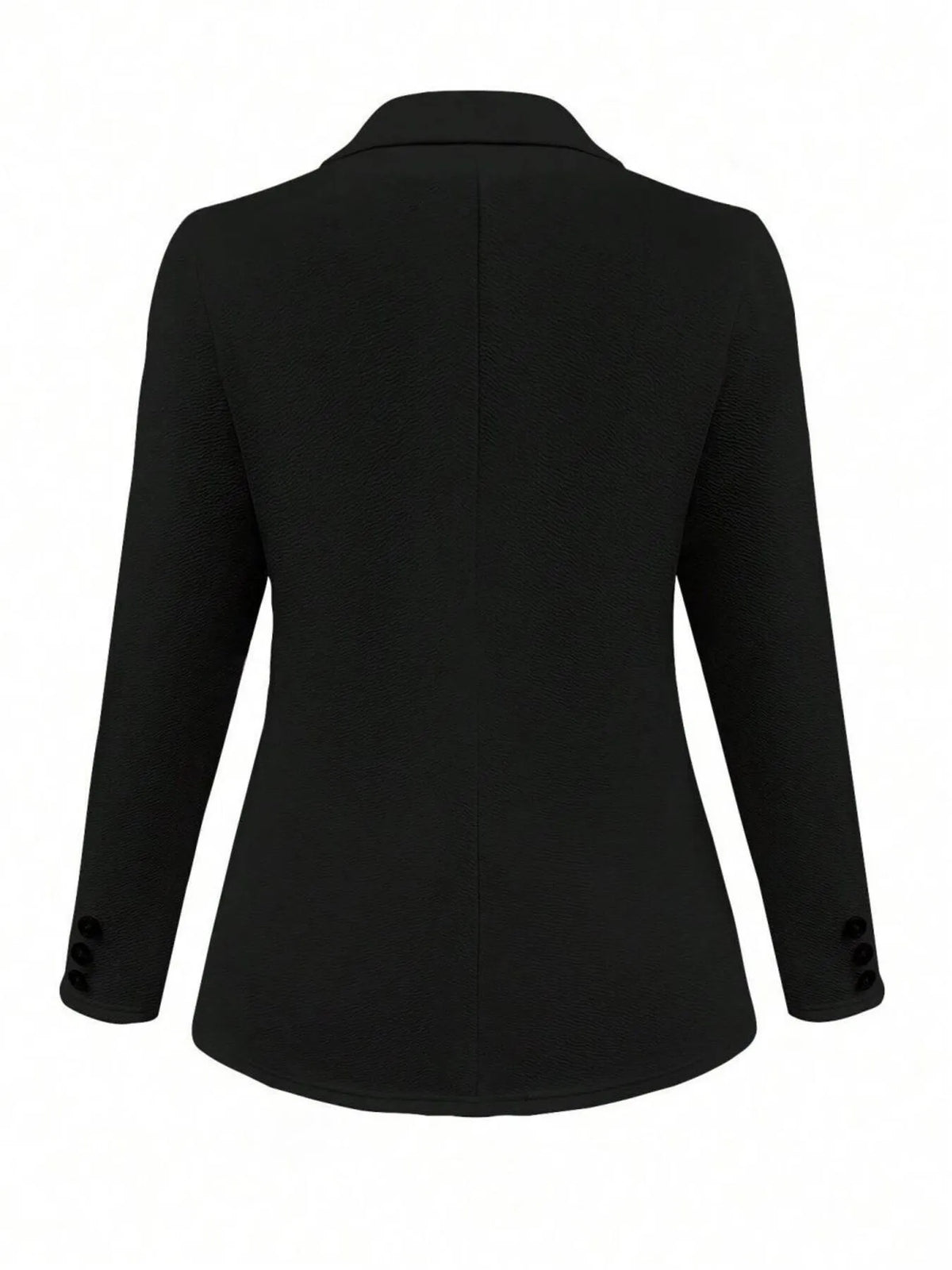 Lapel Collar Open Front Blazer
