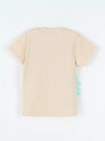 Children's Animal Print Round Neck Tee