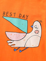 Children's Bird Graphic Tee and Shorts Set