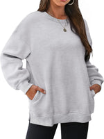 Oversized Long Sleeve Crewneck Sweatshirt