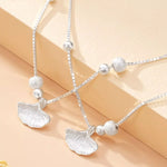 Double Layer Ginkgo Leaf Bracelet