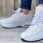 Lace Up Round Toe Sneakers