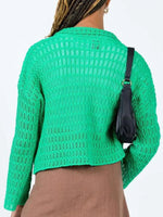 Knit Button-Down Cardigan