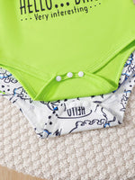 2 Piece Dino-Themed Baby Outfit Set