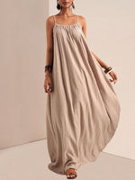 Spaghetti Strap Flowy Maxi Dress