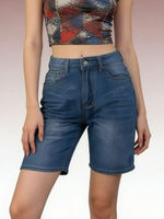High Waist Denim Shorts