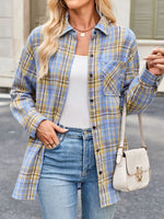 Plaid Button Up Long Sleeve Shirt