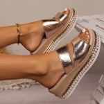 Open Toe Wedge Sandals