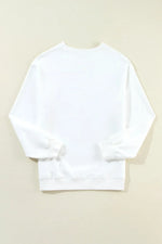 US Flag Round Neck Long Sleeve Sweatshirt