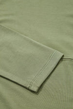 Long Sleeve Round Neck Paneling T-Shirt
