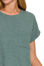Zenana Round Neck Short Sleeve T-Shirt