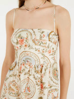 Floral Print Spaghetti Strap Midi Dress