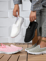 Breathable Mesh Slip-On Sneakers