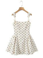 Lace Up Mini Cami Dress