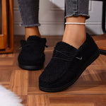 Round Toe Flats Slip-Ons