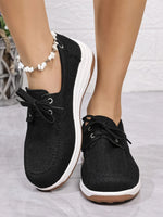 Lace Up Wedge Sneakers