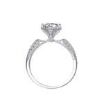 1 Carat Moissanite 925 Sterling Silver Ring