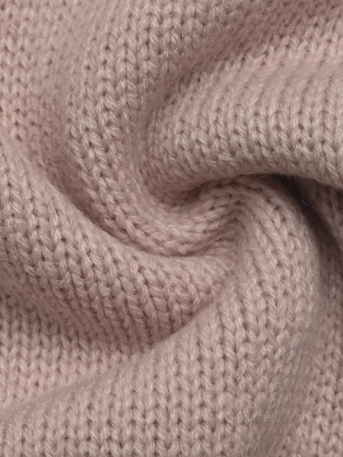 Openwork Mock Neck Sweater
