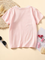Children's Unicorn Graphic Short Sleeve T-Shirt