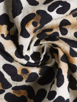 Smocked Leopard Midi Cami Dress