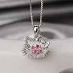 2 Carat Moissanite 925 Sterling Pendant Silver