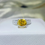 3 Carat Moissanite 925 Sterling Silver Ring