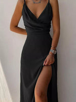 Slit Spaghetti Strap Maxi Dress