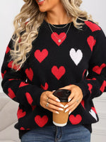 Valentine's Day Heart Crew Neck Sweater