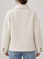 Button-Up Dropped Shoulder Outerwear