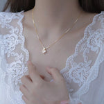925 Sterling Silver Zircon Pendant Necklace