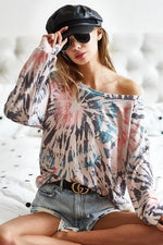 BiBi Tie Dye Terry Knit Terry Top