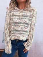Round Neck Long Sleeve Sweater