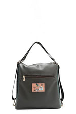 Nicole Lee USA Multifunction Adjustable Strap Eco-Leather Backpack