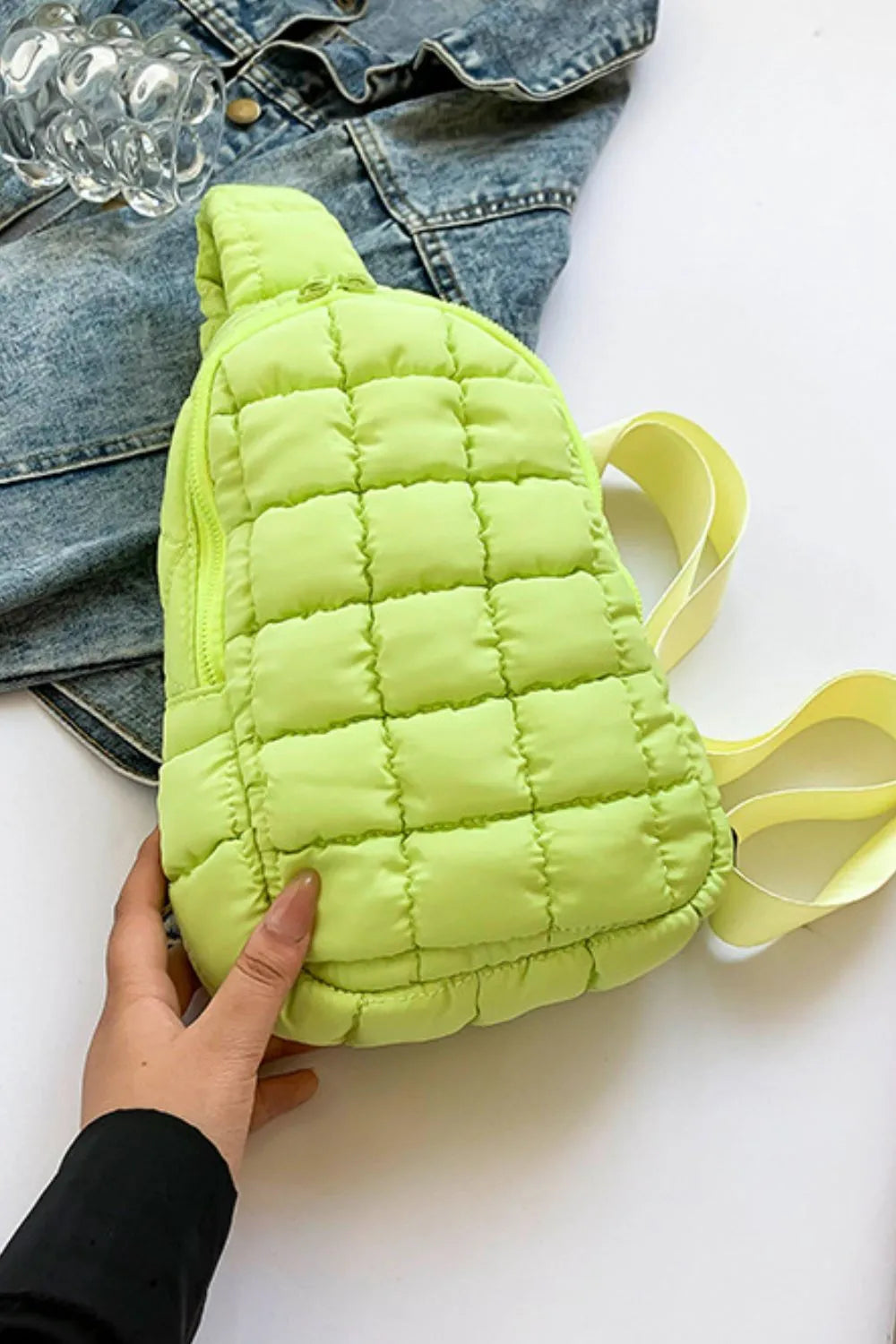 Quilted Nylon CrossbodyBag