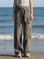 Wide Leg Cargo Jeans