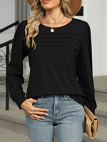 Long Sleeve Round Neck T-Shirt