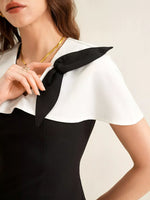 Peplum Top with Wide-Leg Pants Set