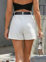 High Waist Pleated Shorts