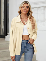Button Up Long Sleeve Shirt with Breast Pockets