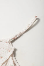 Floral Bow Back Scoop Neck Cami