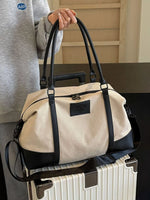 Canvas Leather Trim TravelBag