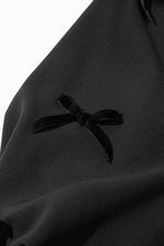 Bow Decor Puff Sleeve Blouse